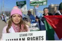 Human chain in London, Ontario to support Palestinians of Gaza