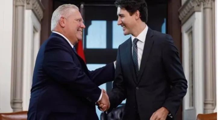 Trudeau and Ford sign $3.1 billion healthcare funding deal
