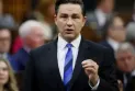 Canadian Conservative Party leader proposes mandatory prison sentences for extortion-related crimes