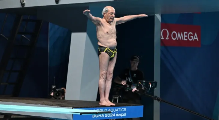 100-year-old diver participates in the 2024 World Championship