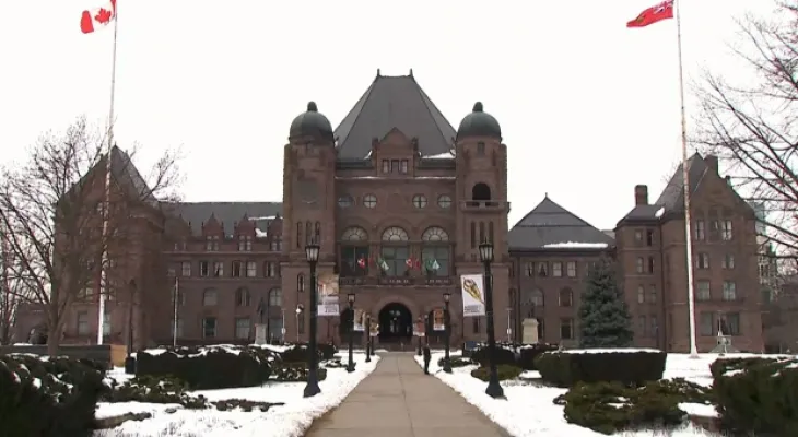 The Legislative Assembly of Ontario resumes its work by repealing Bill 124