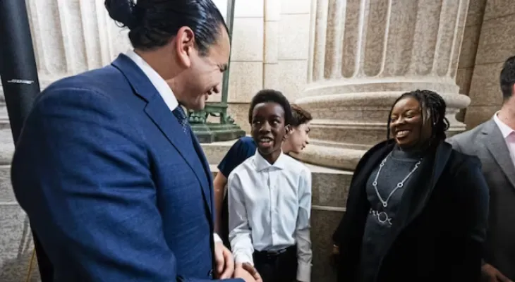 Youth participation in Black History Month at the Legislative Assembly in Manitoba