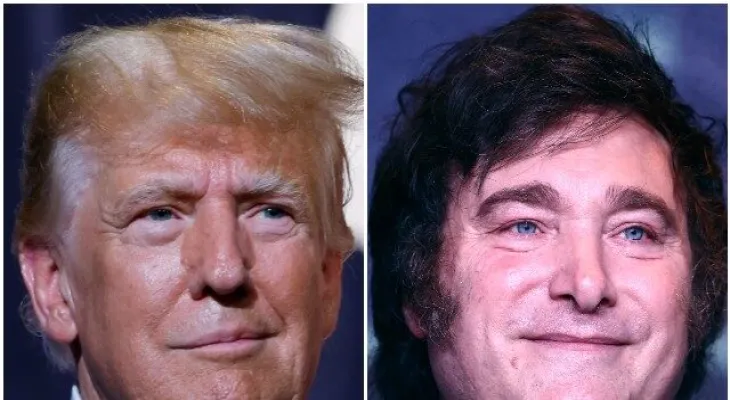 The President of Argentina expresses his hope for Trump's victory in the U.S. presidential election