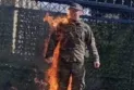 Death of an American soldier who set himself on fire in front of the Israeli embassy in Washington
