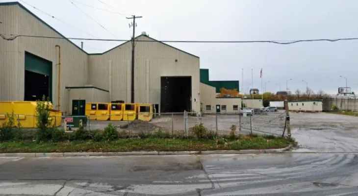 Police: Discovery of a man's body at a waste management facility in Toronto
