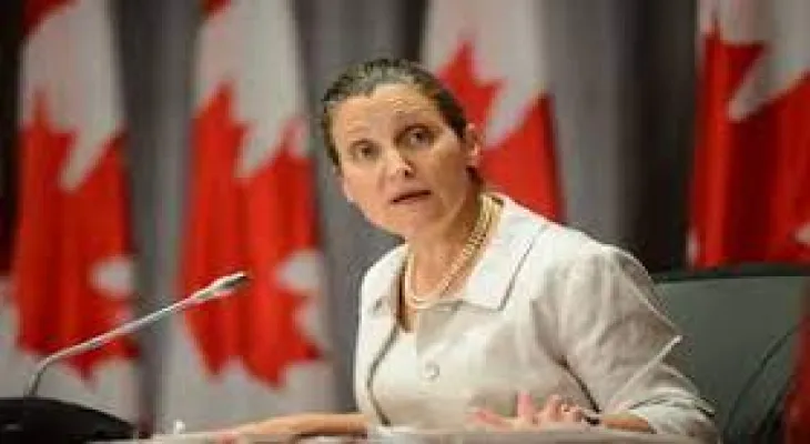 Chrystia Freeland presents the federal budget on April 16