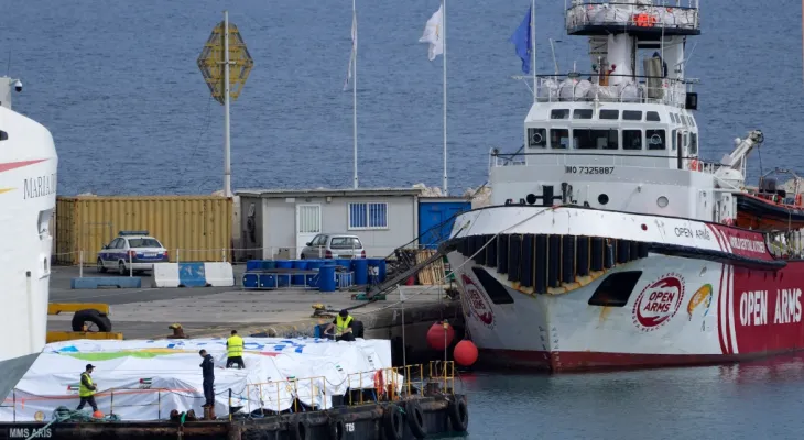 Efforts to deliver aid to Gaza by sea continue, but the first ship is still waiting in Cyprus.