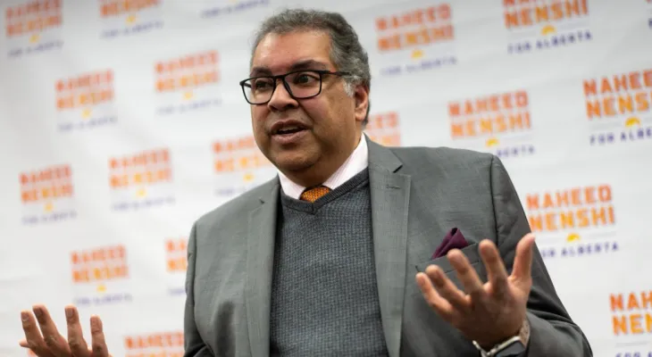 Former Calgary mayor Naheed Nenshi runs for leadership of the Alberta New Democratic Party