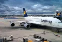 Lufthansa flight attendants' strike at Frankfurt Airport