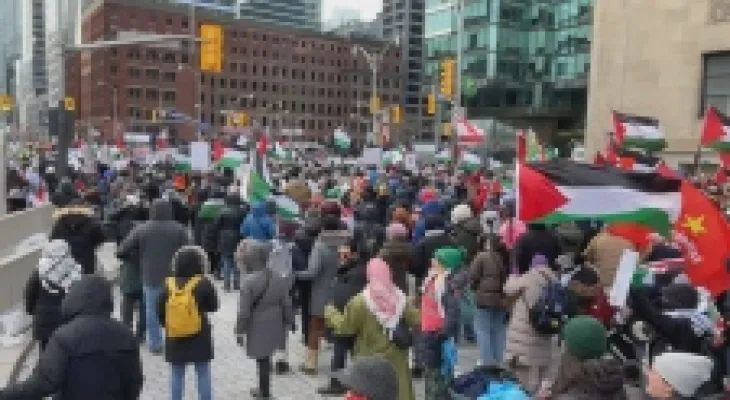 Police: Two people arrested after demonstration outside Liberal Party fundraising event in Toronto