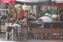 Opening of Terrasses in southwest Montreal two weeks ago to take advantage of the mild weather