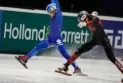 Al-Kindi Dandjeno wins the 1000 meters gold in a dramatic way in short track speed skating