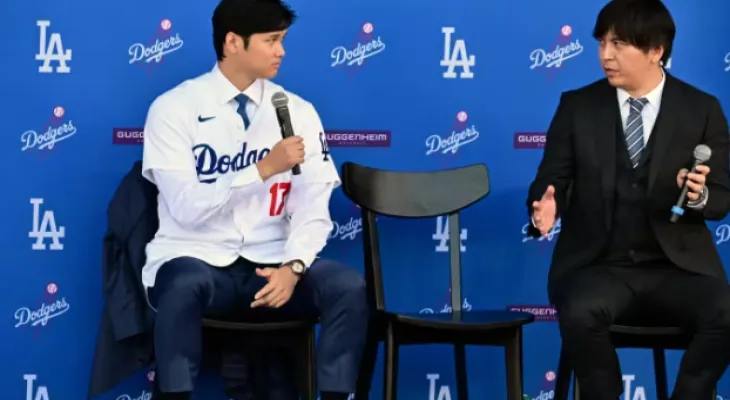 Ohtani translated contract termination due to allegations of illegal gambling and theft