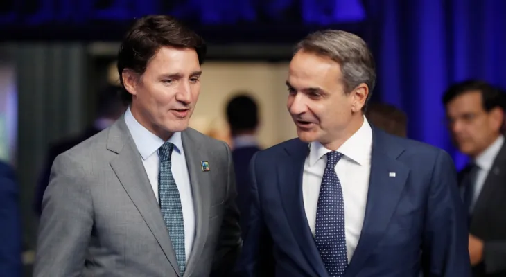 Prime Minister Mitsotakis: Greece is "definitely" interested in purchasing Canadian liquefied natural gas