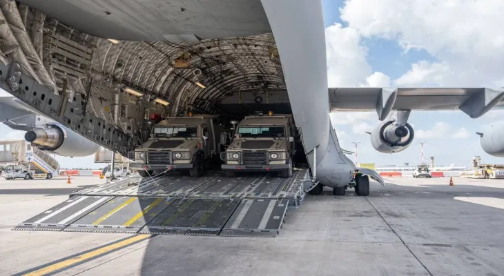 Amid calls to ban arms exports... data shows that 99% of Israeli imports come from the United States and Germany