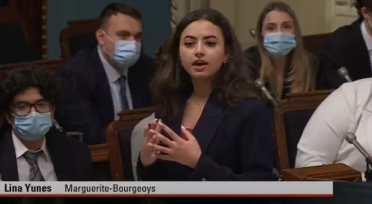 Élection de Lina Younes comme présidente intérimaire du comité jeunesse du Parti libéral québécois