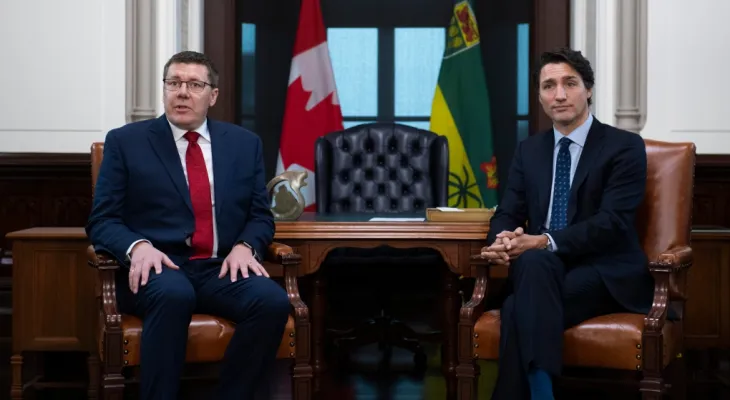 Outbreak of dispute during the carbon tax hearing as Trudeau defends the federal plan