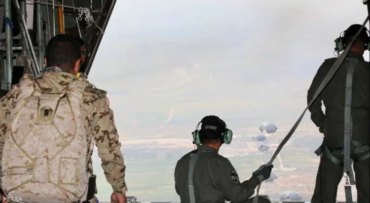 The UAE carries out the largest air drop of relief aid in northern Gaza.