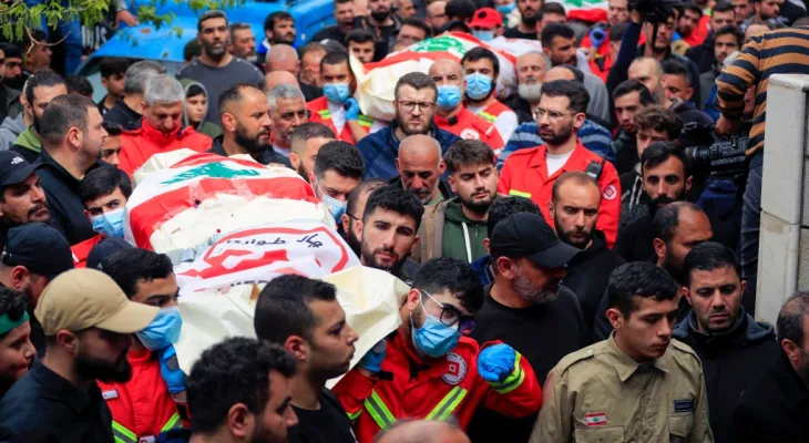 Hezbollah intensifies rocket fire on northern Israel after the deadliest day of bombing on Lebanon