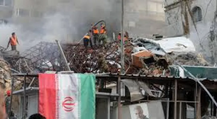 L'Iran menace de répondre au bombardement israélien de son consulat à Damas et les États-Unis se dégagent de toute participation à l'attaque.