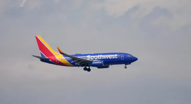 An engine cover explosion on a Southwest Airlines plane led to the cancellation of the flight and its return to Denver.