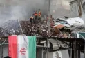 The Canadian embassy in Syria was damaged during an Israeli raid on the neighboring Iranian embassy.