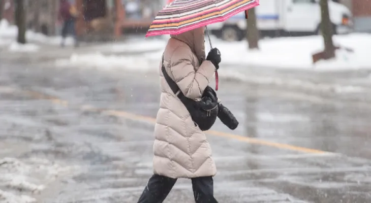 Forecasts of rain and thunderstorms in Ontario