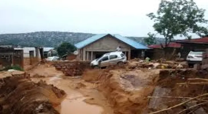 15 people died and 60 are missing following a landslide in Congo