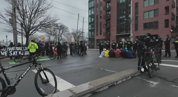 Police: 21 people arrested during a pro-Palestinian demonstration in Halifax