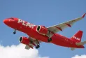 An airline announces large discounts on flights from Canada to Europe.