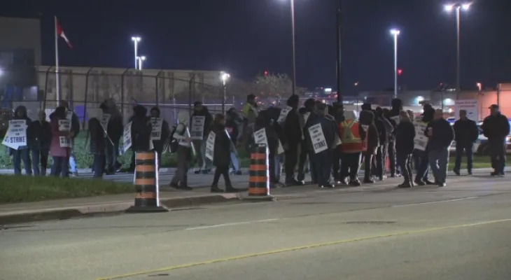 WestJet and Air Canada: Meals on some flights have been affected by the Gate Gourmet employees' strike.