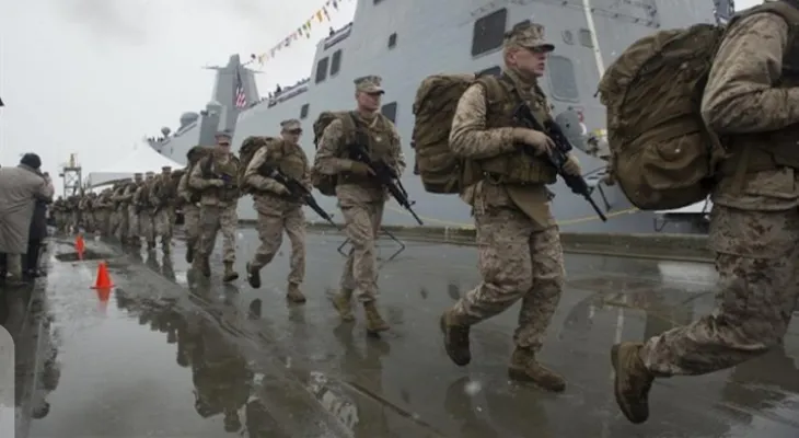 The Philippine and American forces are conducting joint military exercises near Chinese territory.