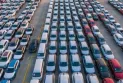 New car sales in Europe declined by 5.2% during the last month.