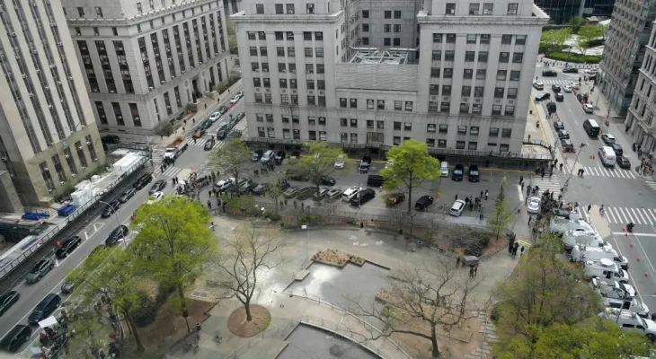 Police: The man who set himself on fire outside Trump's trial has died from his injuries.