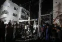 The killing of 22 Palestinians, most of them children, during Israeli airstrikes on Rafah as American lawmakers approve a new aid package.