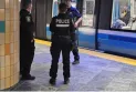 Montreal police are looking for a suspect who hit a police car.