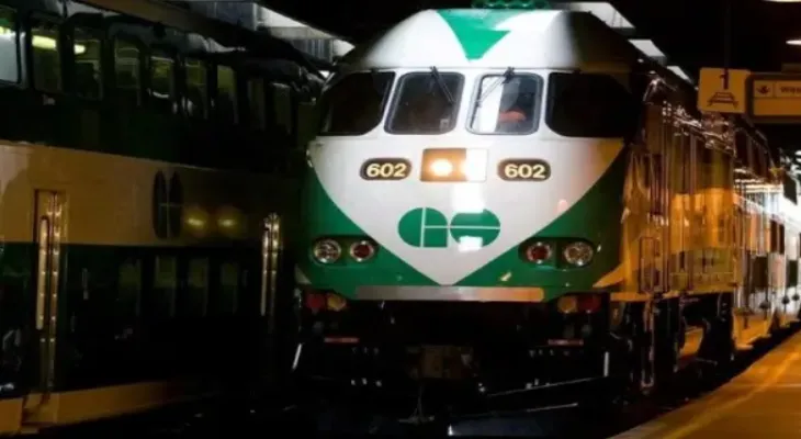 boy falls from the top of Toronto train