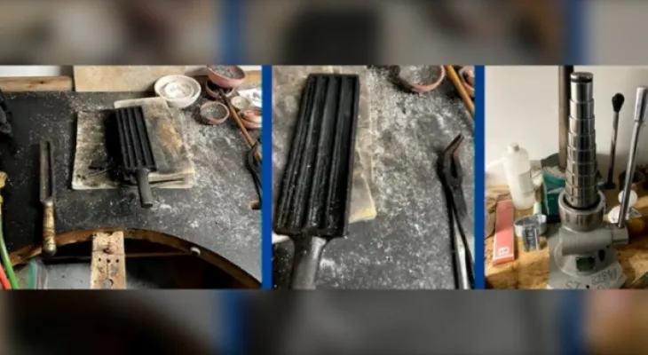 La police : une partie de l'or volé à l'aéroport Pearson a été fondue dans le sous-sol d'une bijouterie à Toronto