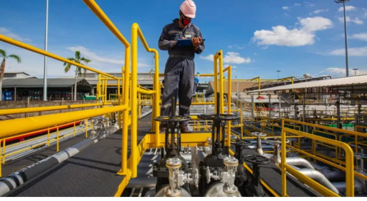 The natural gas storage levels in Germany have decreased to 67%.