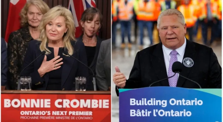 The election process looms on the horizon for Ontario... and Milton represents the high-stakes race for Ford and Crombie.