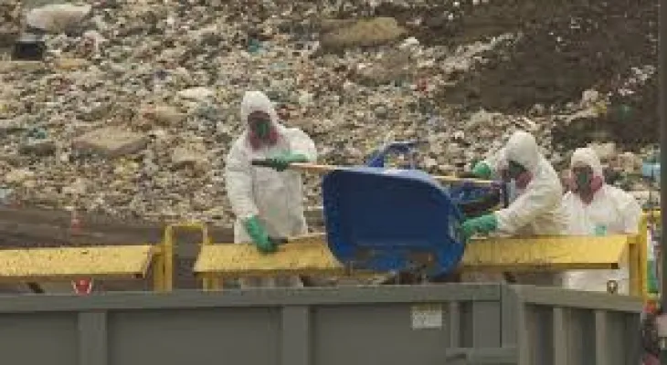 The police begin searching a landfill in Saskatoon for a woman who disappeared in 2020.