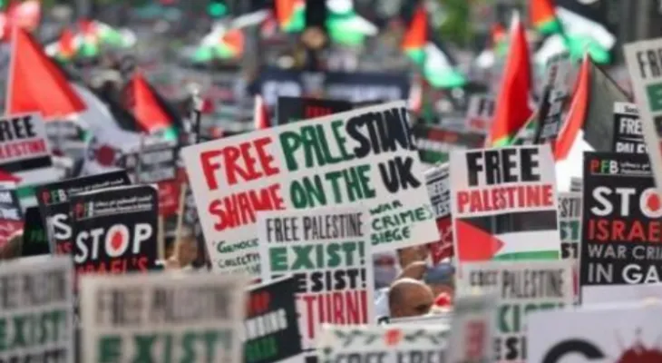 Students are protesting at British universities against the war in Gaza.