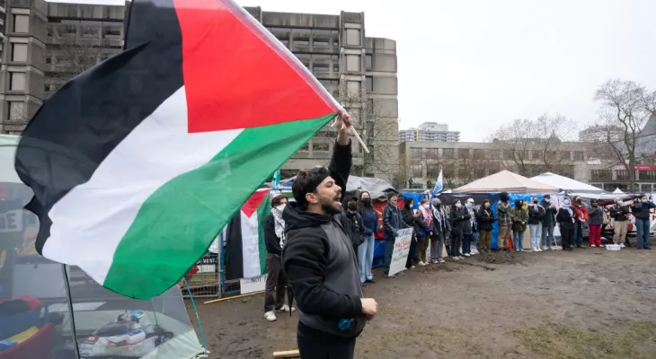 Quebec's Prime Minister reiterates the need to end the McGill sit-in in support of Palestinians.