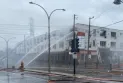 A massive fire broke out in a building in one of Montreal's neighborhoods.