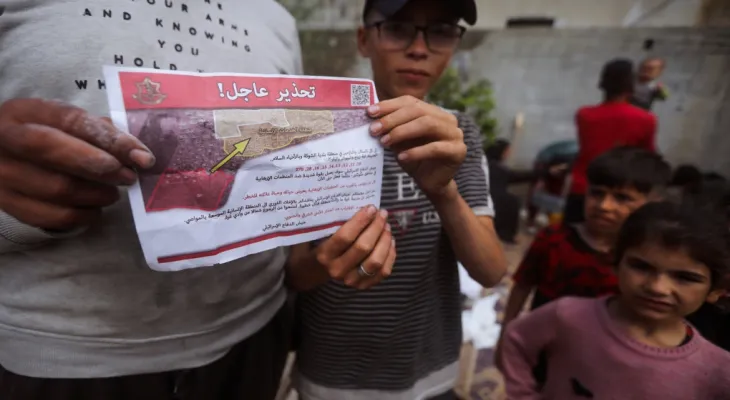 L'armée israélienne demande aux Palestiniens d'évacuer des parties de Rafah à Gaza avant l'attaque prévue.