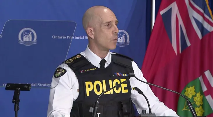 Ontario police arrested 64 suspects during the investigation into child sexual exploitation.