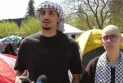 Organisation d'un sit-in à l'Université de Calgary en soutien aux Palestiniens