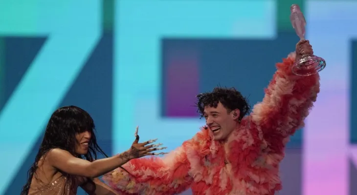 Swiss Nemo wins the 66th "Eurovision" contest.