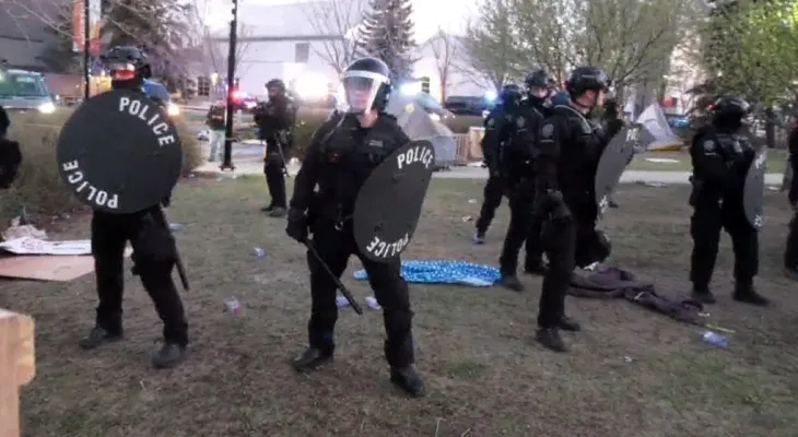 Calgary Police Chief: The actions against pro-Palestinian protests were "wise"