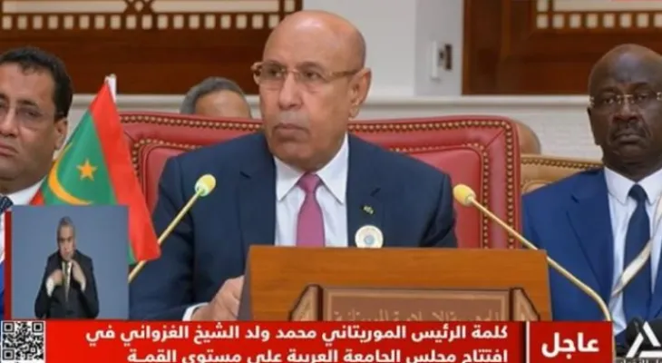 Président de la Mauritanie : La poursuite du génocide à Gaza renforce la conviction du double standard